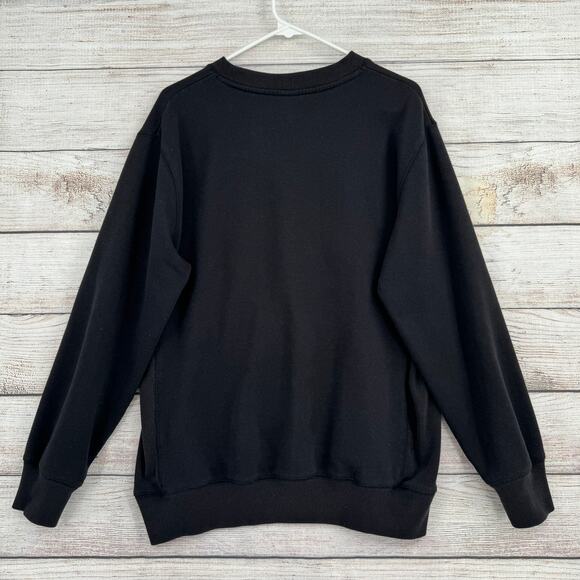 Crooks and Castles Cocaine and Caviar Crewneck Sweatshirt Mens Large Black - Picture 2 of 10